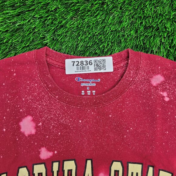 Champion Florida State Shirt Womens Small 16x25 Red - Picture 9 of 12